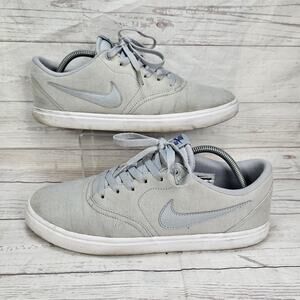 Nike SB Check Canvas Gray Shoes Men’s Size 11 Skateboarding